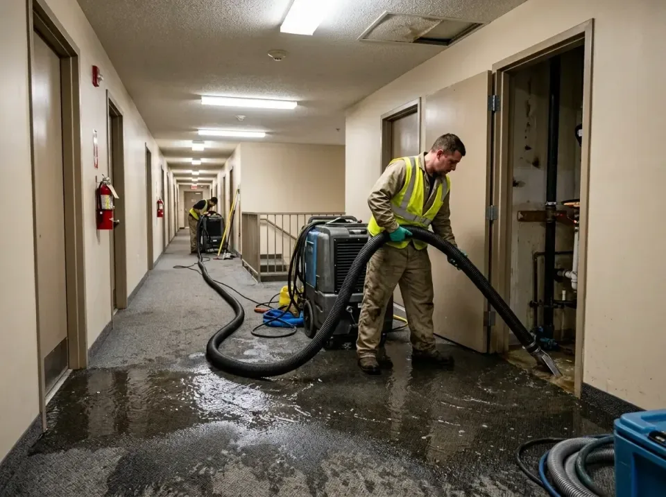 multi-unit-apartment-hallway-f-005 — frequently asked questions, Emergency Burst Pipe Water Extraction & Removal in Middle V…